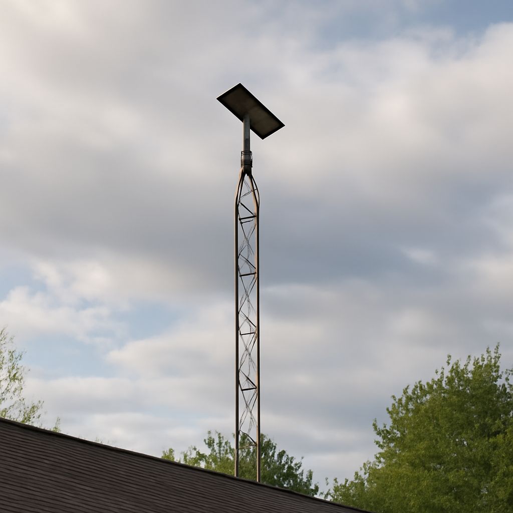 Antenna Mast Pipe Planning for a DIY HDTV Antenna