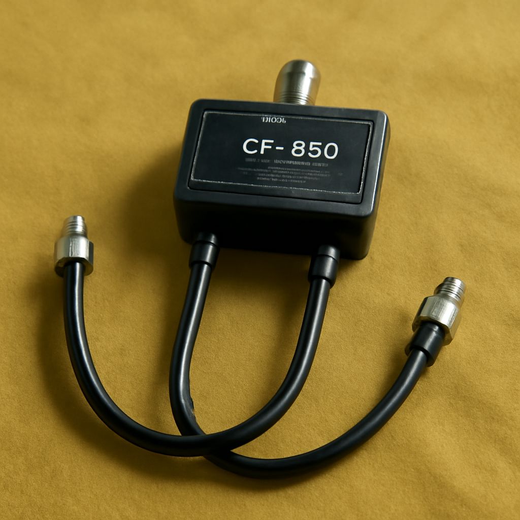 ATSC broadcast and QAM cable signal paths with UHF and VHF antennas