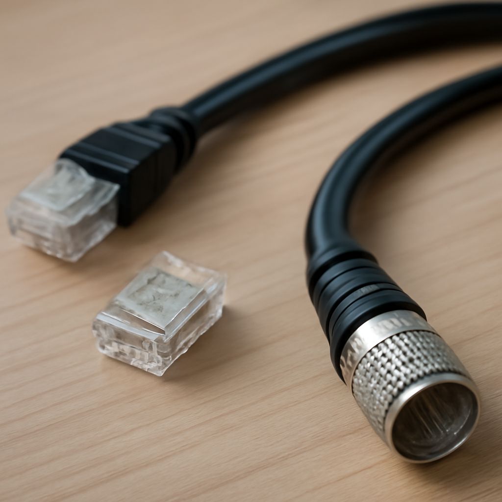 Coaxial cable and connector types beside digital coaxial and optical audio connections
