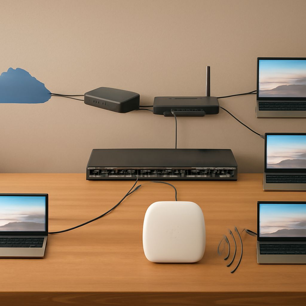 Router WAN Port: Connect the Internet to Your LAN