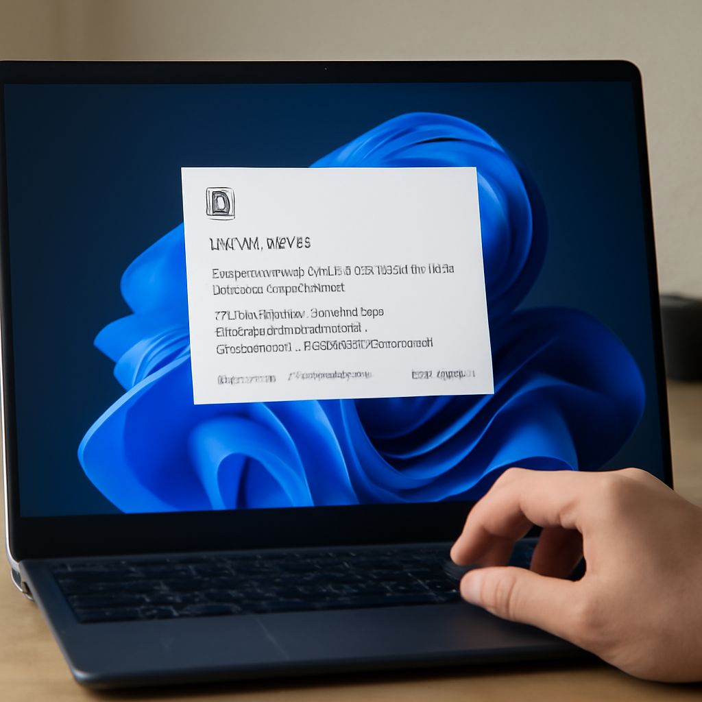 Laptop connected to Wi-Fi while a router and modem are checked for internet access