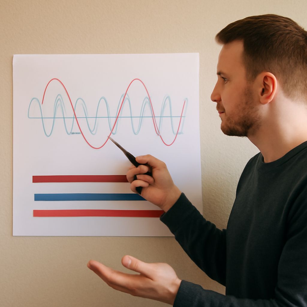 Diagram comparing 5 GHz wireless channels with 2.4 GHz Wi-Fi coverage and congestion
