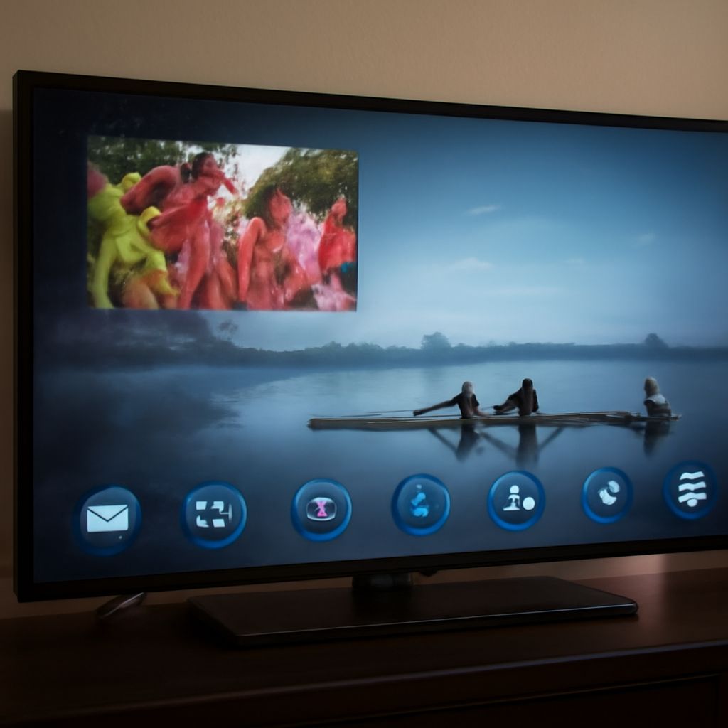 The first smart TV